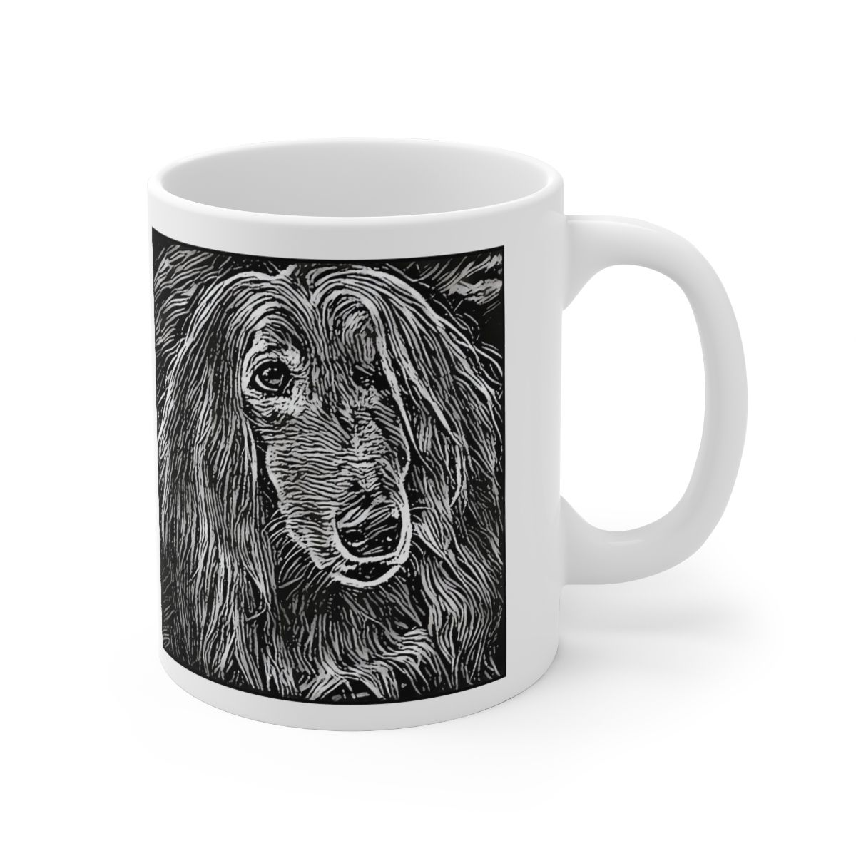Picture of Afghan Hound-Licorice Lines Mug