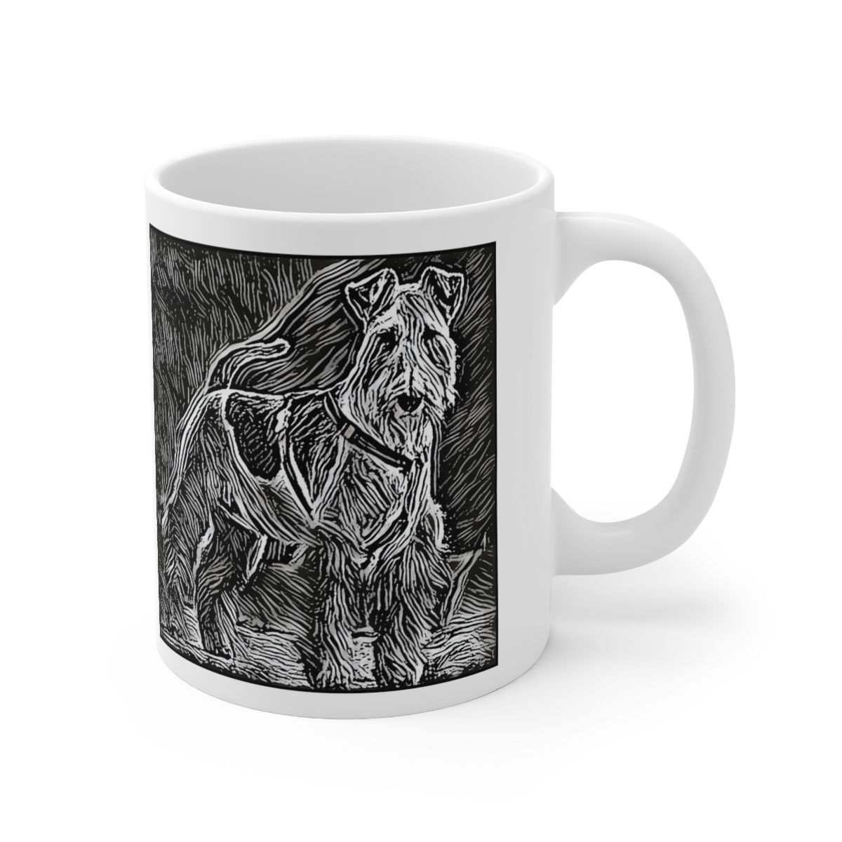 Picture of Airedale Terrier-Licorice Lines Mug