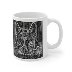 Picture of Boston Terrier-Licorice Lines Mug