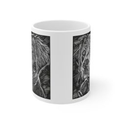 Picture of Brittany Spaniel-Licorice Lines Mug