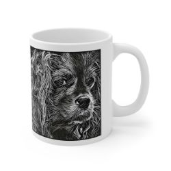 Picture of Cavalier King Charles Spaniel-Licorice Lines Mug