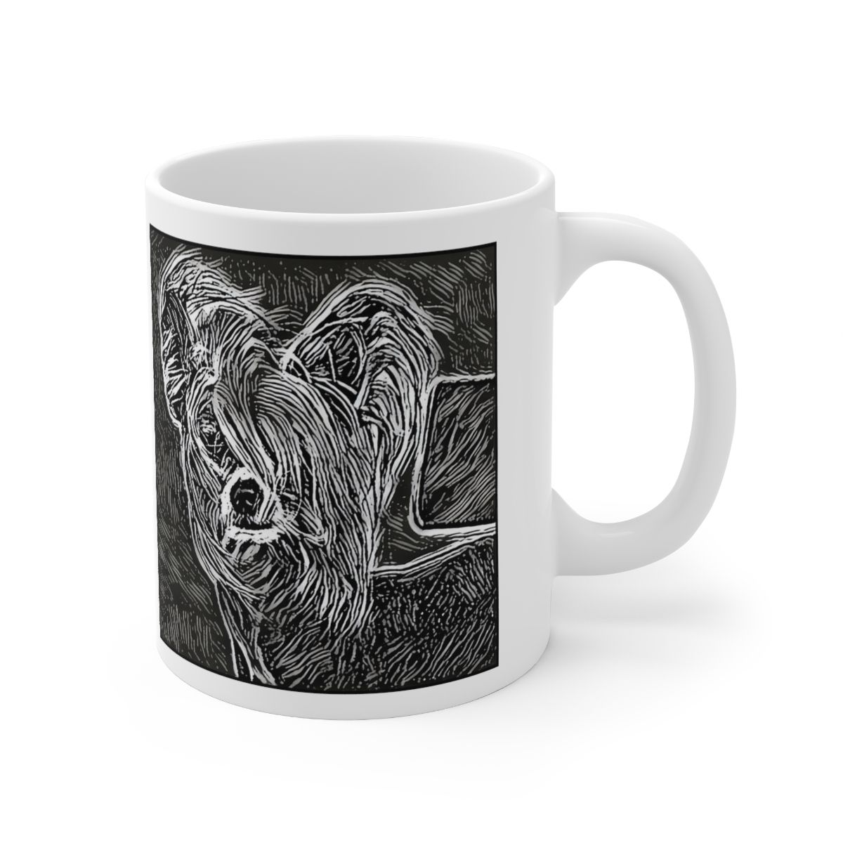 Picture of Chinese Crested-Licorice Lines Mug