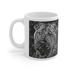 Picture of Chinese Shar Pei-Licorice Lines Mug