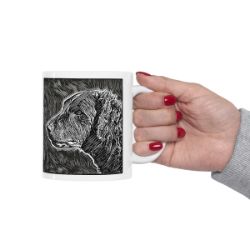 Picture of Curly Coated Retriever-Licorice Lines Mug