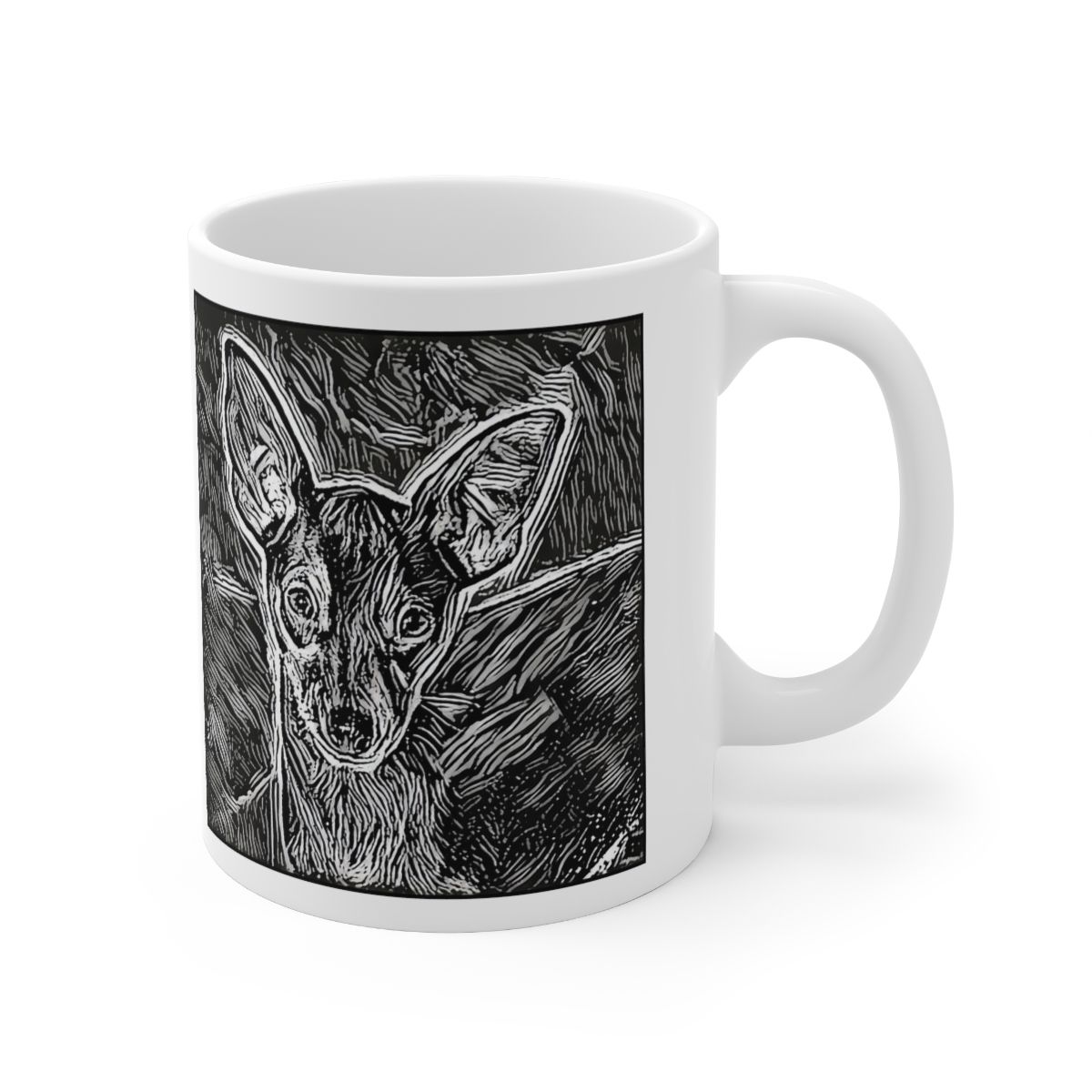 Picture of Miniature Pinscher-Licorice Lines Mug