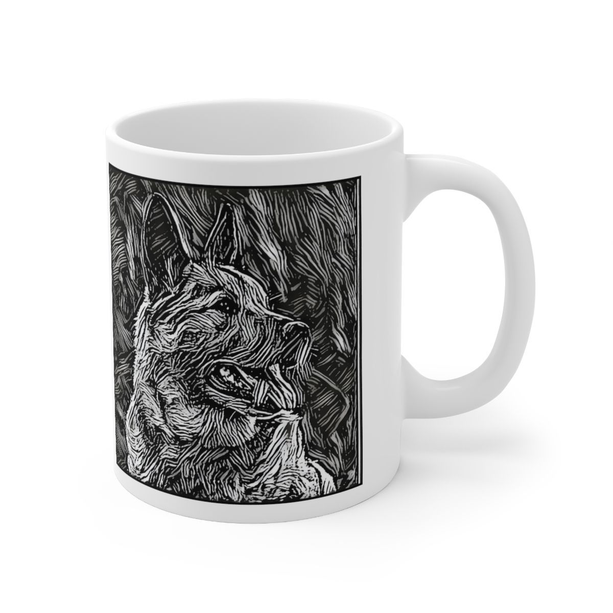 Picture of Norwegian Elkhound-Licorice Lines Mug