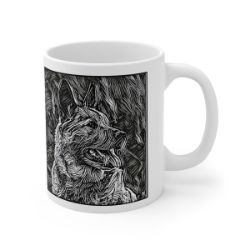 Picture of Norwegian Elkhound-Licorice Lines Mug