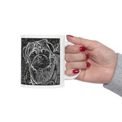 Picture of Pug-Licorice Lines Mug