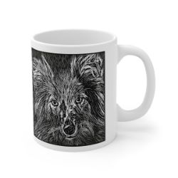 Picture of Shetland Sheepdog-Licorice Lines Mug