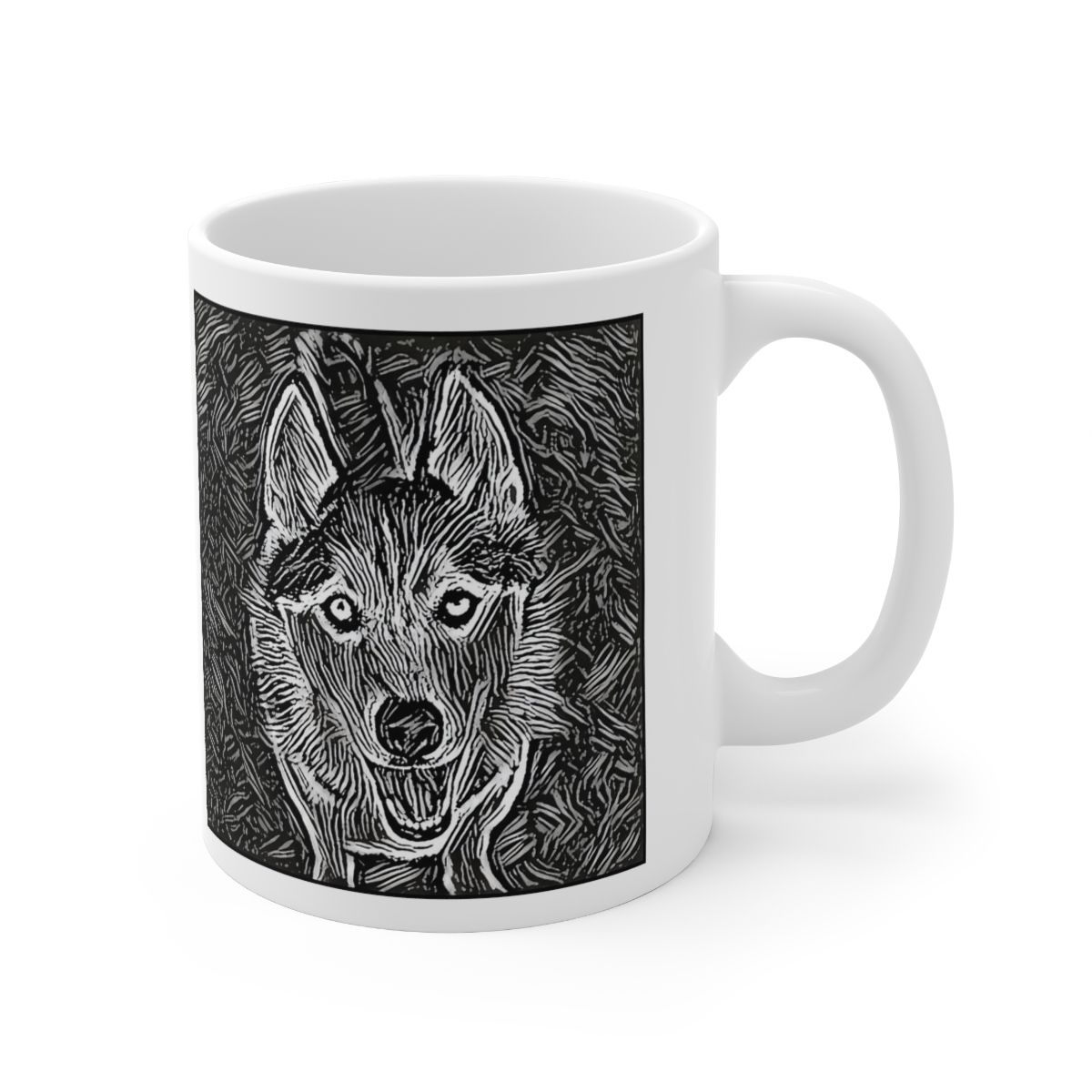 Picture of Siberian Husky-Licorice Lines Mug