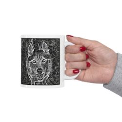Picture of Siberian Husky-Licorice Lines Mug