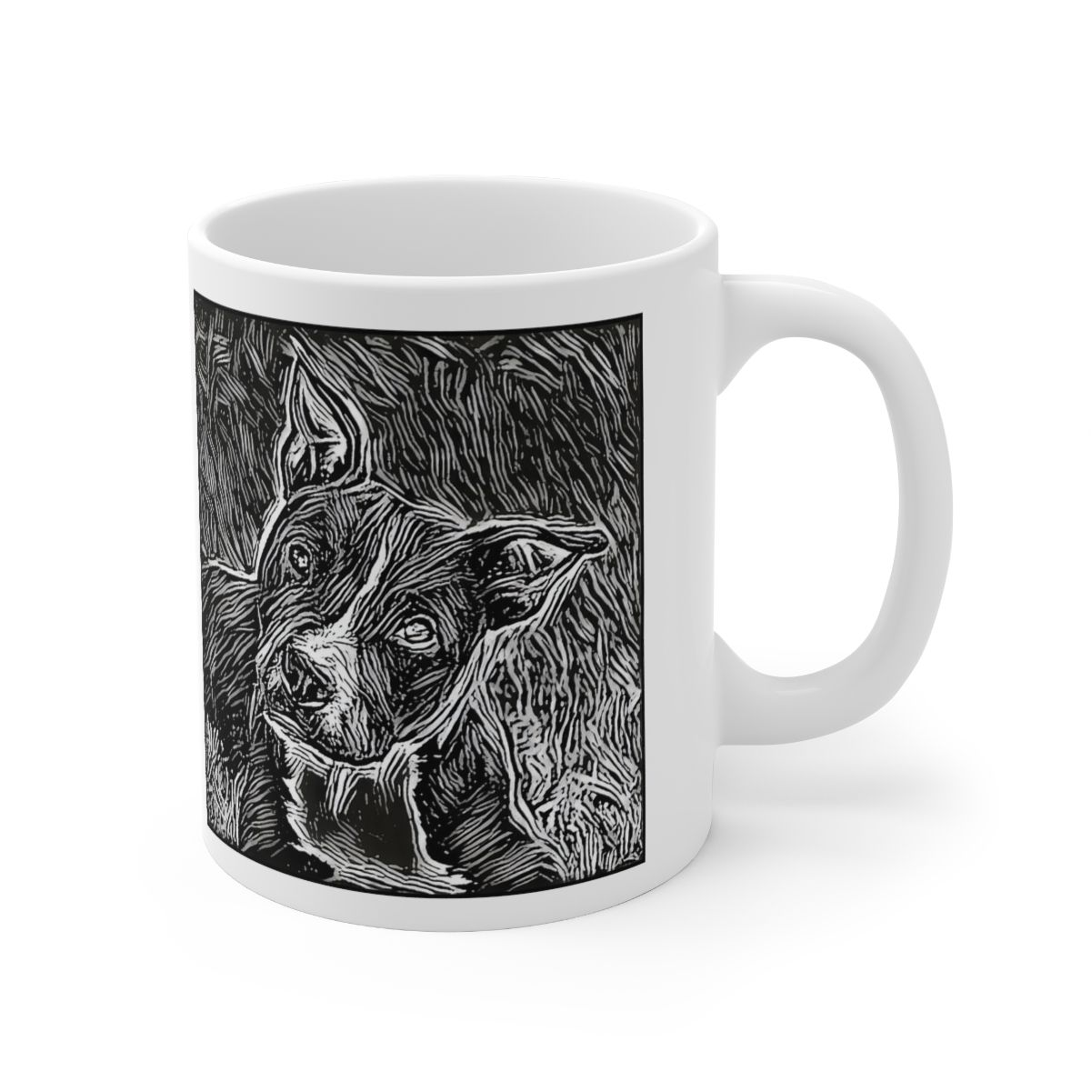 Picture of Staffordshire Bull Terrier-Licorice Lines Mug