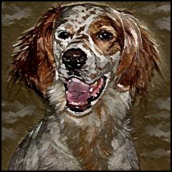 Picture of Irish Red and White Setter-Lord Lil Bit Mug