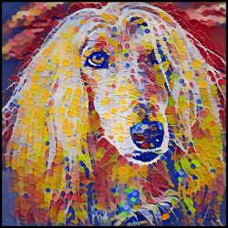 Picture of Afghan Hound-Party Confetti Mug