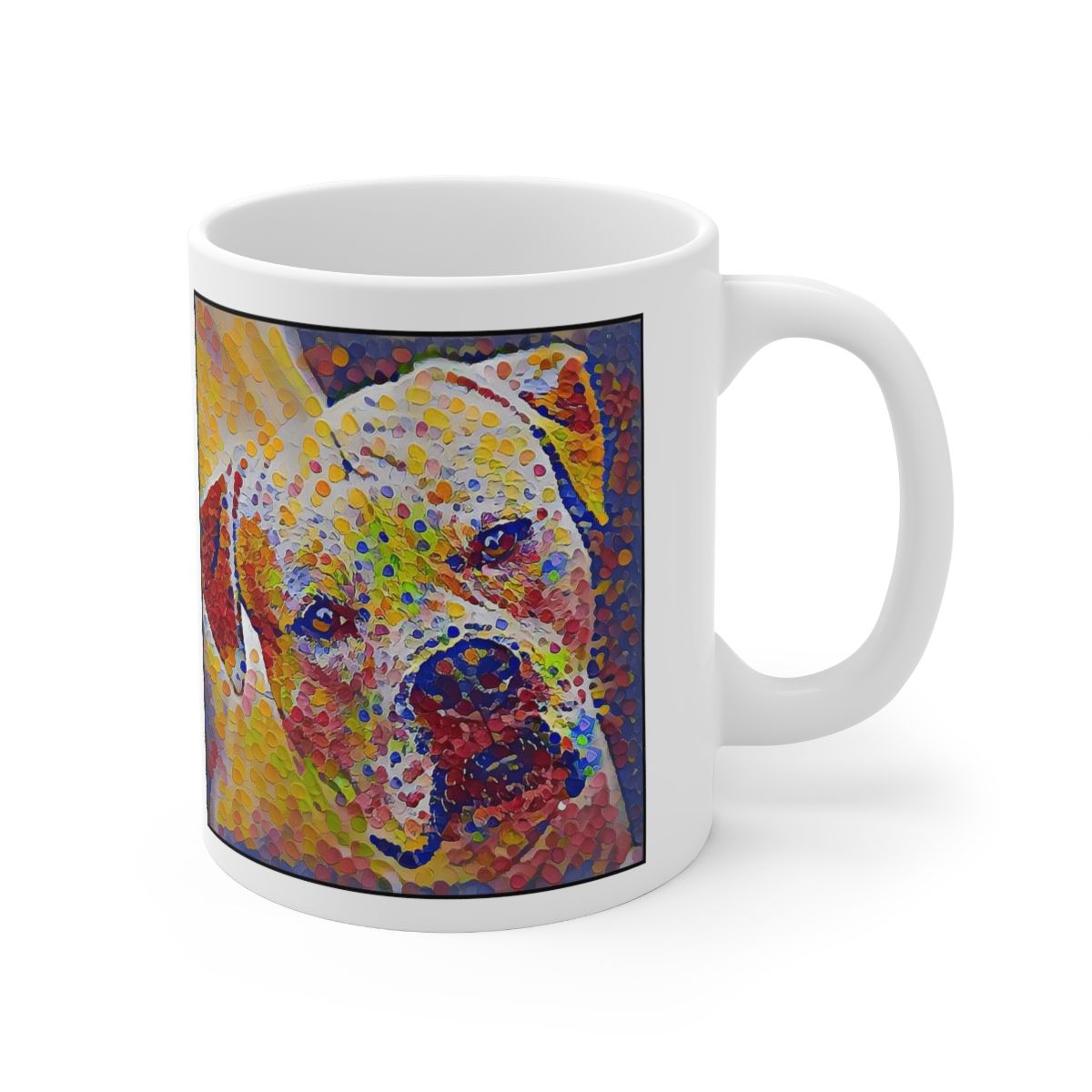 Picture of American Bulldog-Party Confetti Mug