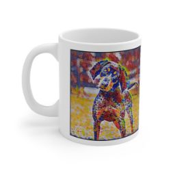 Picture of Bluetick Coonhound-Party Confetti Mug