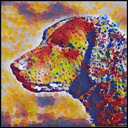 Picture of Curly Coated Retriever-Party Confetti Mug