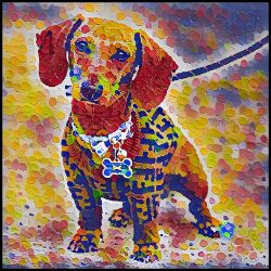 Picture of Dachshund-Party Confetti Mug