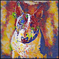 Picture of English Bull Terrier-Party Confetti Mug