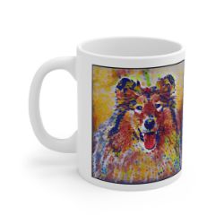 Picture of Rough Collie-Party Confetti Mug