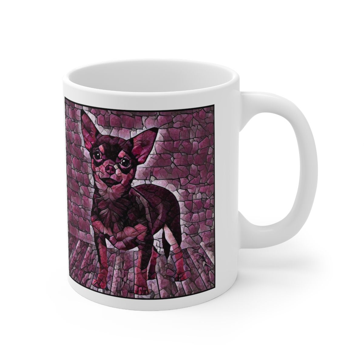 Picture of Chihuahua Smooth Coat-Plump Wine Mug