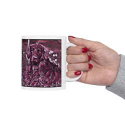 Picture of German Long Haired Pointer-Plump Wine Mug