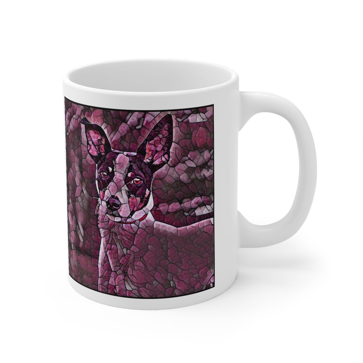 Picture of Rat Terrier-Plump Wine Mug