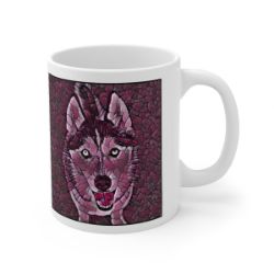 Picture of Siberian Husky-Plump Wine Mug