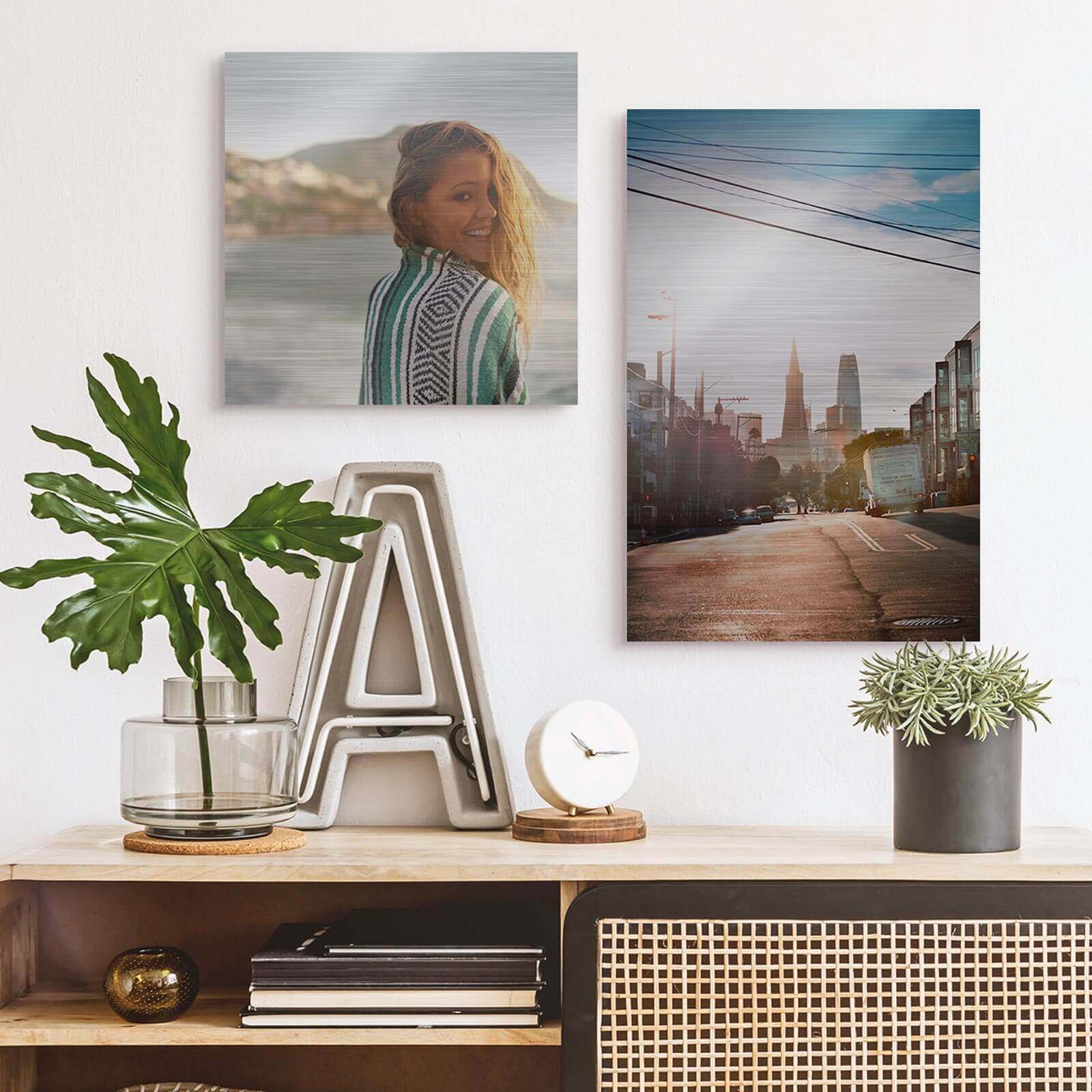 Brushed Aluminum Prints Coloromo